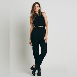 Free people Embellished Catsuit Jumpsuit Size 6 $198 NEW